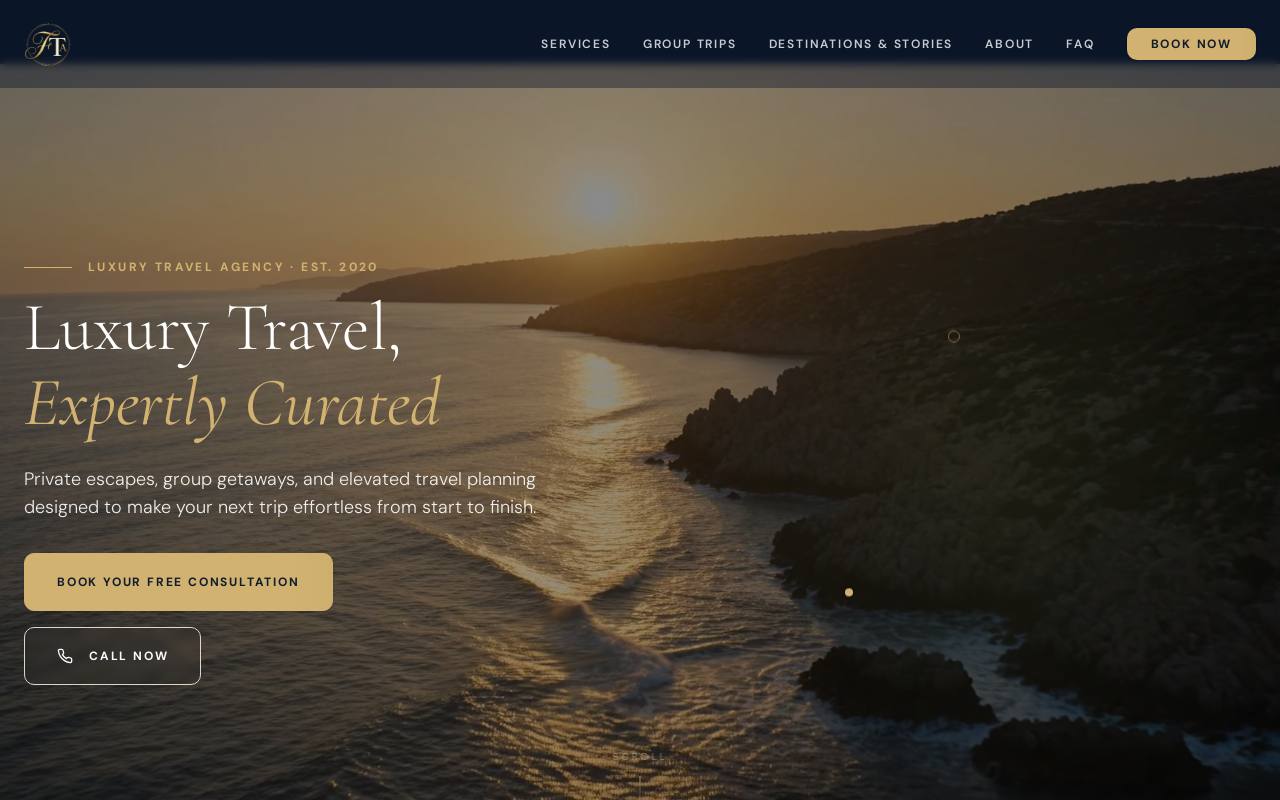 Fabulous Travel Agency website