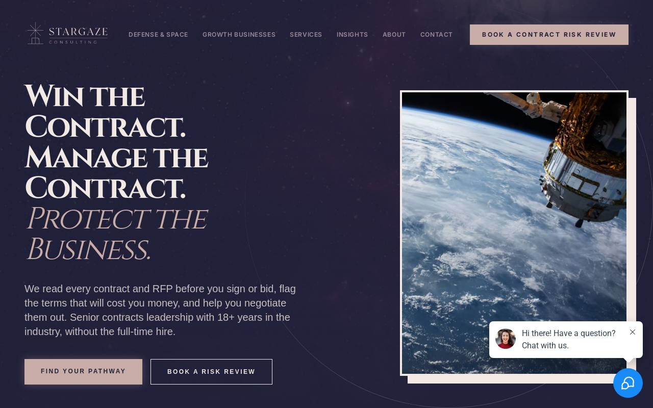 Stargaze Consulting website